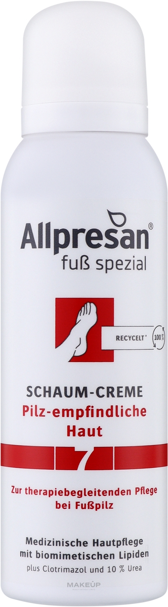 Крем-пена защитная для стоп - Allpresan Foot Special 7 Schaum-Creme — фото 125ml