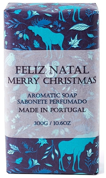Натуральне мило з арганієвою олією та маслом ши - Essencias De Portugal Feliz Natal Merry Christmas — фото N2