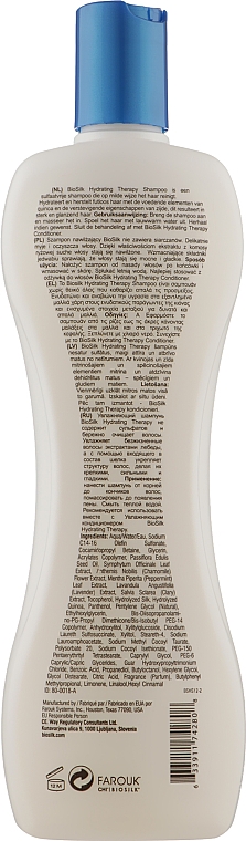 Шампунь для глибокого зволоження волосся - BioSilk Hydrating Therapy Shampoo — фото N4