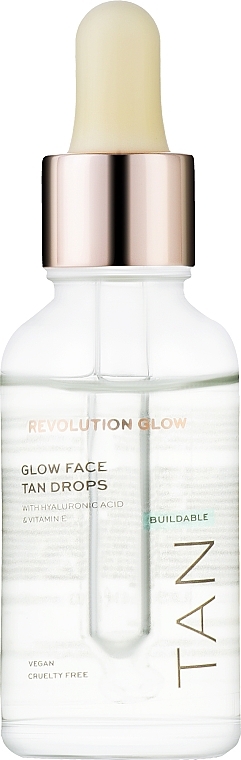 Капли для лица с гиалуроновой кислотой - Makeup Revolution Drops For The Face With Hyaluronic Acid — фото N1