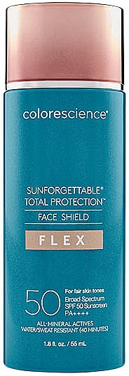 Сонцезахисний крем для обличчя - Colorescience Sunforgettable Total Protection Face Shield Flex Spf 50