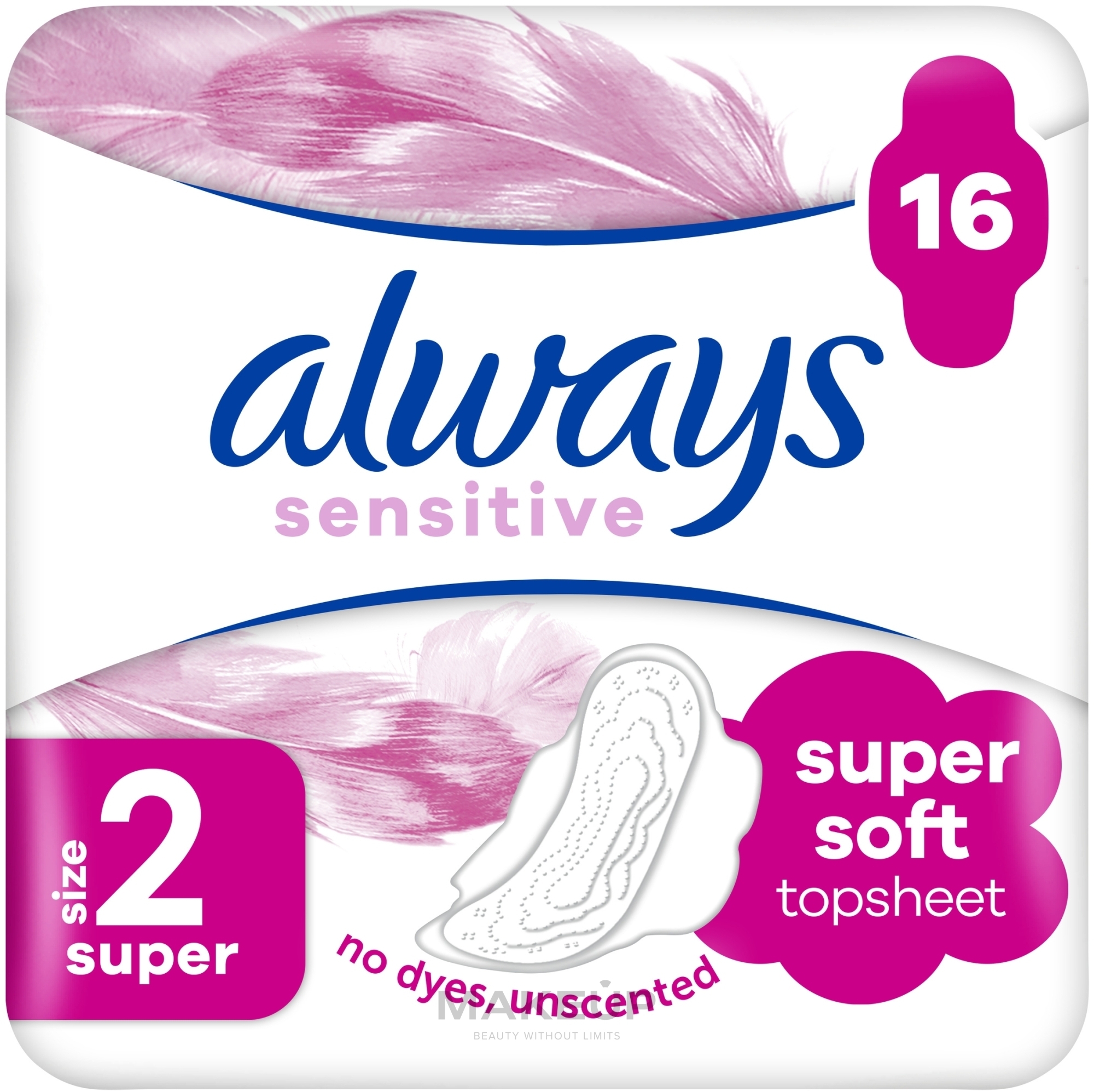 Гігієнічні прокладки, 16 шт. - Always Sensitive Ultra Super Plus — фото 16шт