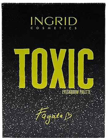 Палетка теней для век - Ingrid Cosmetics x Fagata Toxic Eyeshadow Palette — фото N2