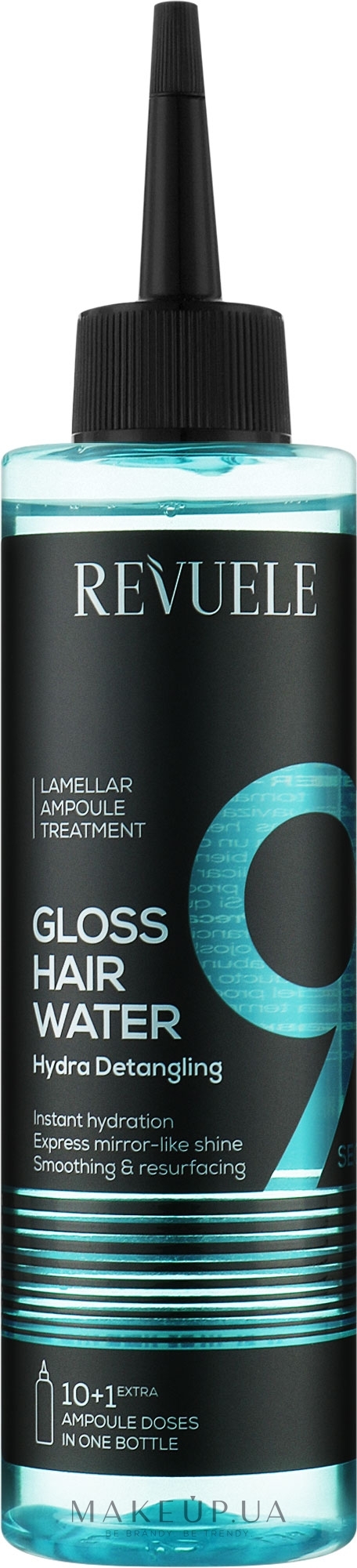 Рідкий кондиціонер для сухого та ламкого волосся - Revuelle Gloss Hair Water Hydra Detangling — фото 220ml