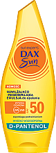 Парфумерія, косметика Сонцезахисна емульсія з Д-пантенолом - Dax Sun Moisturizing And Regenerating Suntan Emulsion Spf 50 With D-panthenol