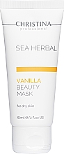 Духи, Парфюмерия, косметика Ванильная маска красоты для сухой кожи - Christina Sea Herbal Beauty Mask Vanilla
