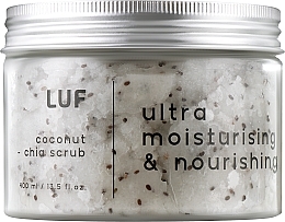 Ультраживильний і зволожувальний скраб з кокосом і насінням чіа - Luff Coconut-Chia Glow Scrub — фото N1