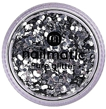 Блестки для дизайна ногтей - Nailmatic Pure Glitter Large Silver Glitter — фото N1