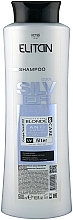 Шампунь против желтизны волос "Дымчатое серебро" - Комби Elitan Cool Silver Anti Yellow Smoky Silver Effect — фото N1