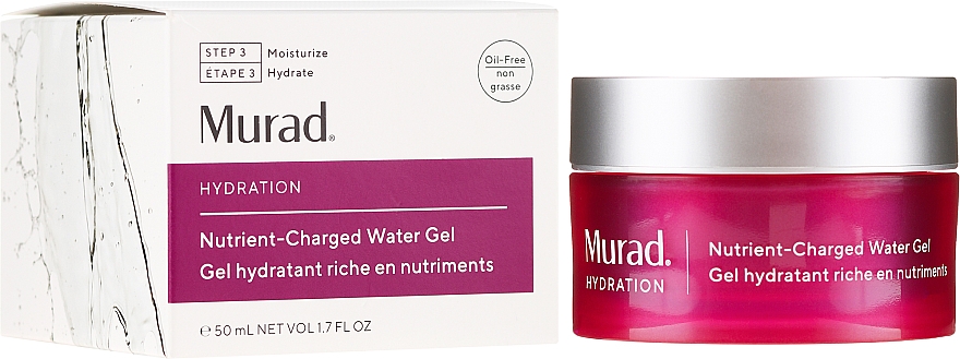 Зволожувальний гель для обличчя - Murad Hydration Nutrient Charged Water Gel — фото N1
