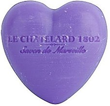 Парфумерія, косметика Мило натуральне у формі серця "Лаванда" - Le Chatelard 1802 Heart Soap Lavender