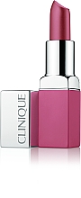 Матовая помада для губ "Интенсивный цвет и уход" - Clinique Pop Matte Lip Colour + Primer — фото N1