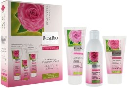 Духи, Парфюмерия, косметика Набор - Sts Cosmetics Rose Rio (water/150ml + cr/75ml + scrub/50ml)