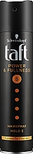 Парфумерія, косметика Лак для тонкого й ослабленого "Power & Fullness" - Taft Schwarzkopf Hairspray Hold 5