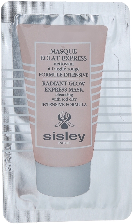 Експрес-маска з червоною глиною - Sisley Eclat Express Radiant Glow Express Mask Cleansing With Red Clay Intensive Formula (пробник) — фото N1