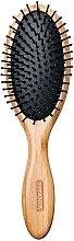 Парфумерія, косметика Щітка для волосся, дерев'яна, 22 см - Titania Oval Bambu