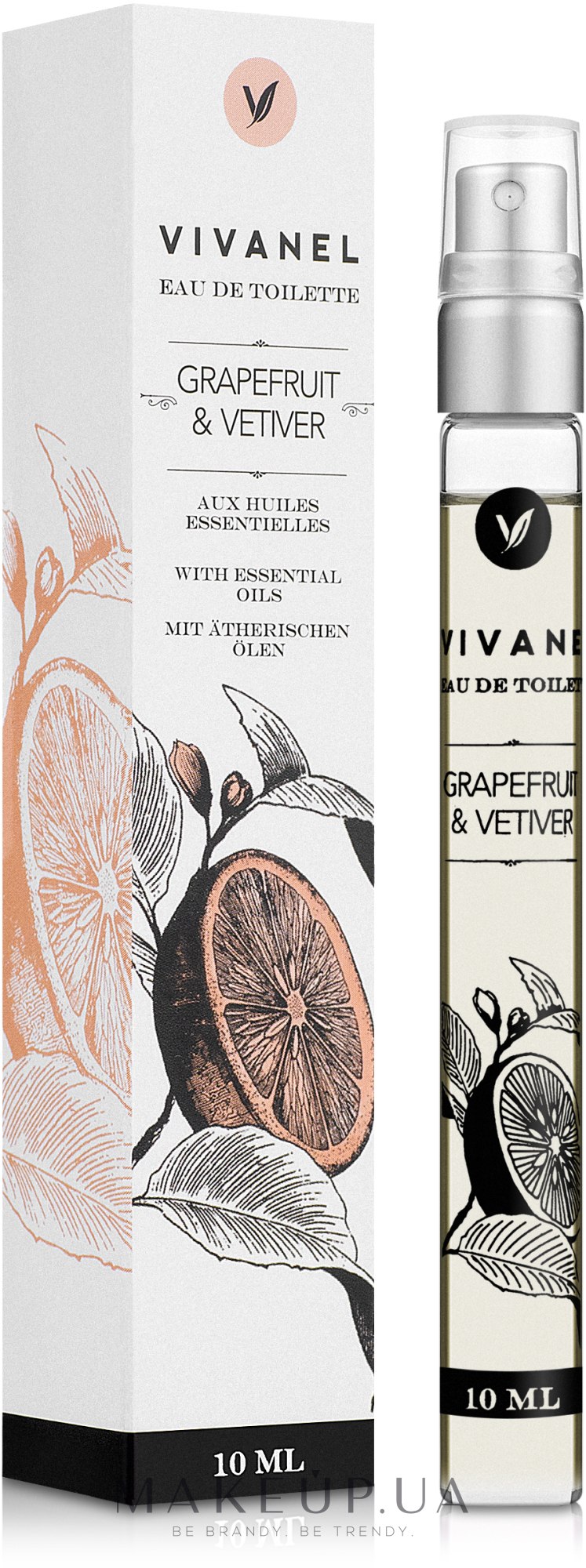 Vivian Gray Vivanel Grapefruit & Vetiver - Туалетная вода (мини) — фото 10ml