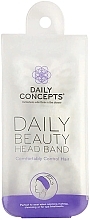 Парфумерія, косметика Косметична пов'язка для волосся, біла - Daily Concepts Head Band White