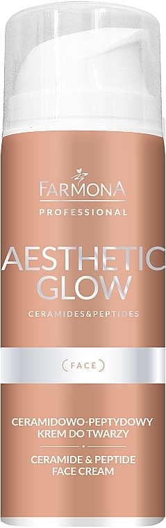 Керамідо-пептидний крем для обличчя - Farmona Professional Aesthetic Glow Ceramide & Peptide Face Cream — фото N1