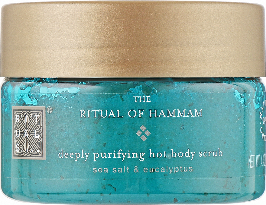 Скраб для тела "Морская соль и эвкалипт" - The Ritual of Hammam -Deeply Purifying Hot Body Scrub -Sea Salt & Eucalyptus — фото N1