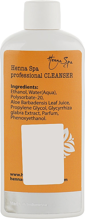 Клінсер для очищення шкіри обличчя - Henna Spa — фото N4