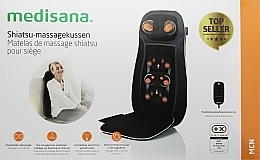 Духи, Парфюмерия, косметика УЦЕНКА Массажная накидка на сидение - Medisana MCN Shiatsu Massage Cushion 48 W Black *