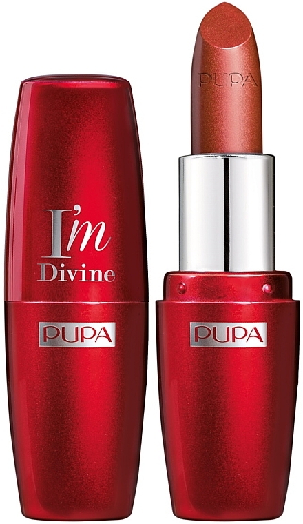 Помада з ефектом металік - Pupa Red Power I'm Divine Lipstick — фото N2