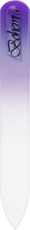 Пилочка хрустальная для ногтей 08-902, 90 мм, фиолетовая - SPL — фото N1