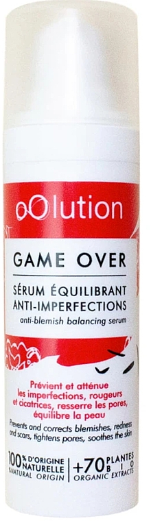 Сыворотка против пятен на лице мужчин - oOlution Game Over Anti-Blemish Balancing Serum  — фото N1