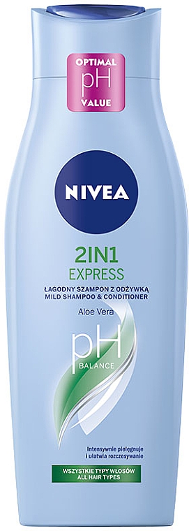 Шампунь-ополаскиватель 2в1 "Экспресс-уход" - NIVEA Hair Care 2 in 1 Express Shampoo