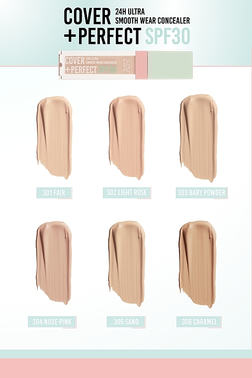 Консилер стойкий матовый SPF30 - Pastel Show by Pastel Cover+Perfect Concealer SPF30 — фото N4