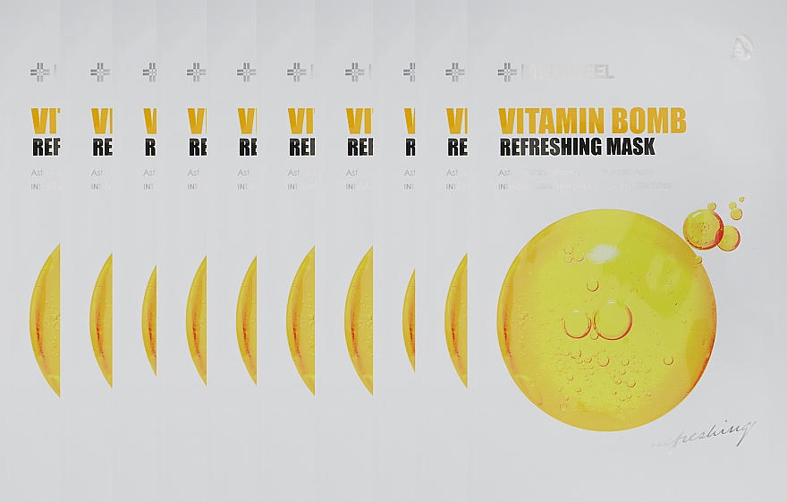 Тонизирующая тканевая маска - Medi Peel Vitamin Bomb Refreshing Mas — фото N4