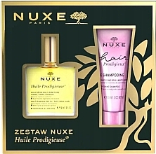 Парфумерія, косметика Набір - Nuxe Huile Prodigieuse + Hair Prodigieux (oil/50ml + shm/30ml)