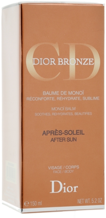 Крем після засмаги для обличчя і тіла - Christian Dior Dior Bronze After Sun Baume de Monoi