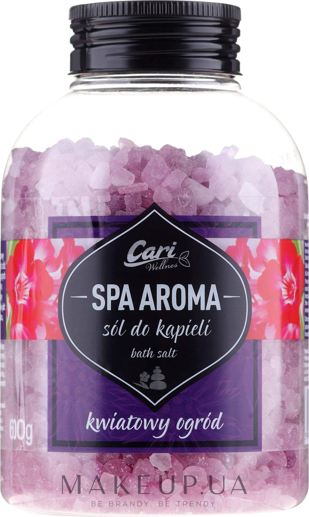 Сіль для ванни "Квітковий сад" - Cari Spa Aroma Salt For Bath — фото 600g