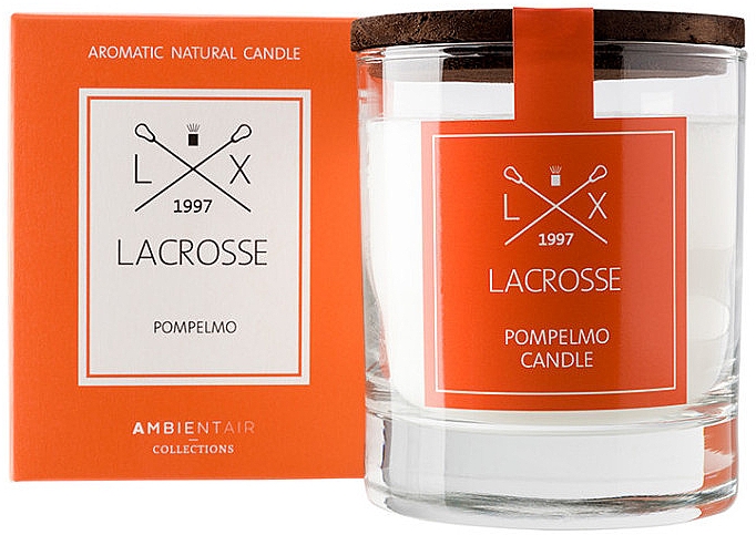 Ароматична свічка - Ambientair Lacrosse Pompelmo Candle — фото N1