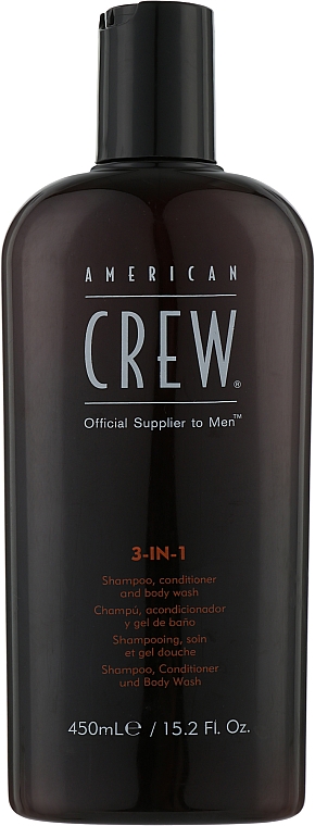 Засіб 3-в-1 по догляду за волоссям і тілом - American Crew Classic 3-in-1 Shampoo, Conditioner&Body Wash — фото N3