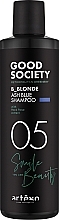 Парфумерія, косметика Відтінковий шампунь для світлого волосся, 250 мл - Artego Good Society B_Blonde 05 Shampoo