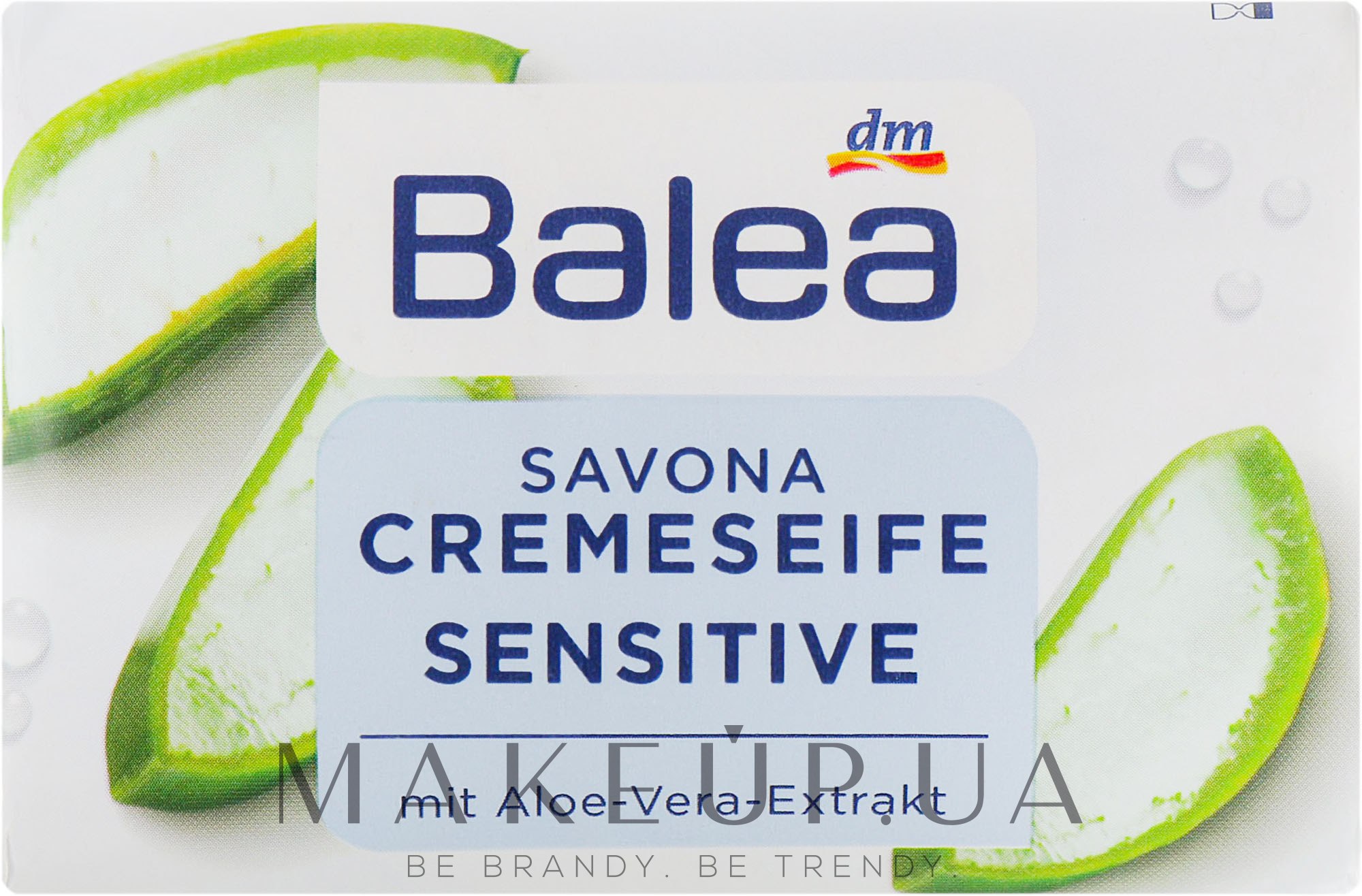 Туалетне крем-мило з алое вера - Balea Creme Seife Sensitive — фото 150g