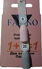 Парфумерія, косметика Набір "1+1" - Fayno № 13 (06,26) (gel/polish/2x7ml)