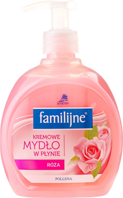 Рідке мило - Pollena Savona Familijny Rose Creamy Liquid Soap — фото N2