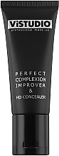 Тональная основа + консилер - ViSTUDIO Perfect Complexion Improver & HD Concealer — фото N1