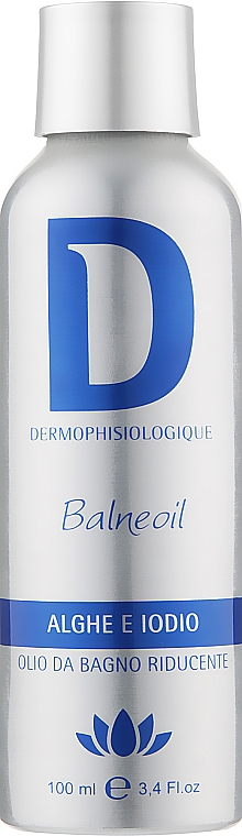 Олія для ванн з редукуючою дією "Водорості та йод" - Dermophisiologique Balneoil Alghe E Iodio — фото N1