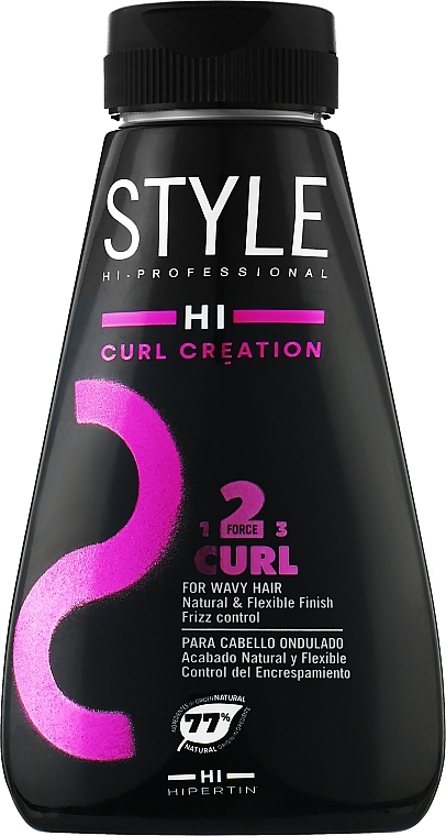 Крем для укладання в'юнкого волосся - Hipertin Style Curl Creation 2 Force — фото N1