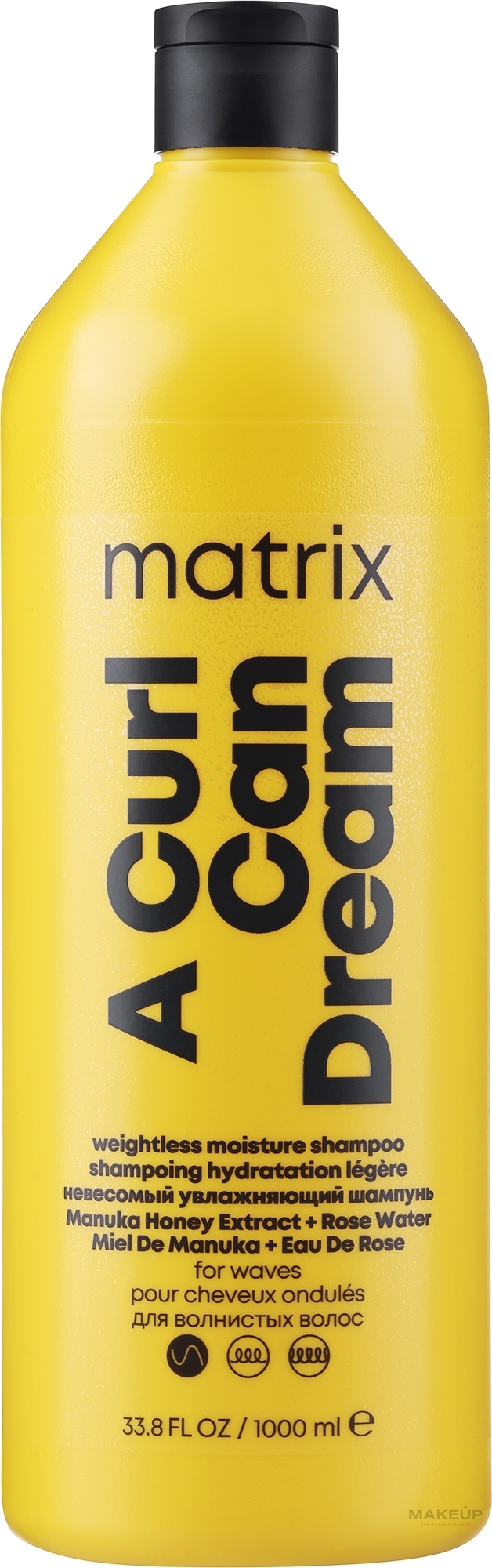 Шампунь для волнистых волос - Matrix A Curl Can Dream Weightless Moisture Shampoo — фото 1000ml