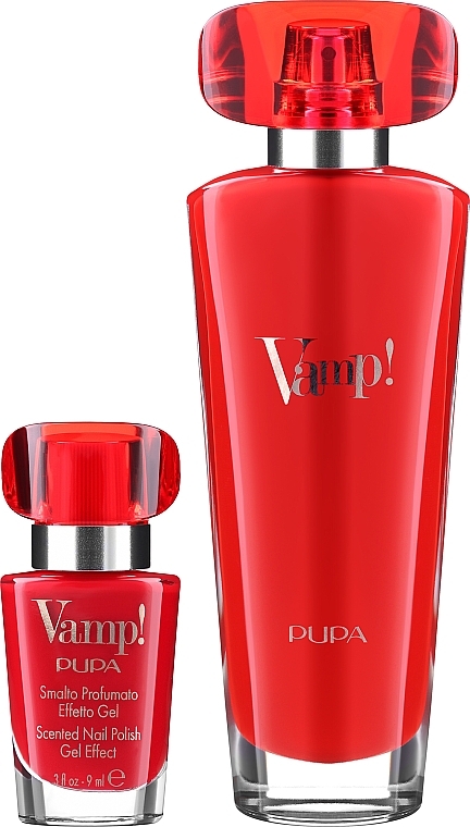 Pupa Vamp Red - Набір (edp/50ml + nail/polish/9ml) — фото N2