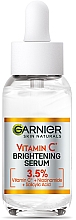 Сироватка з вітаміном С для зменшення видимості пігментних плям, вирівнювання тону та сяяння шкіри обличчя - Garnier Skin Naturals Vitamin C Serum — фото N1