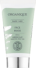 Детоксифицирующая маска для лица - Organique Basic Care Face Mask Detox Green Clay — фото N1