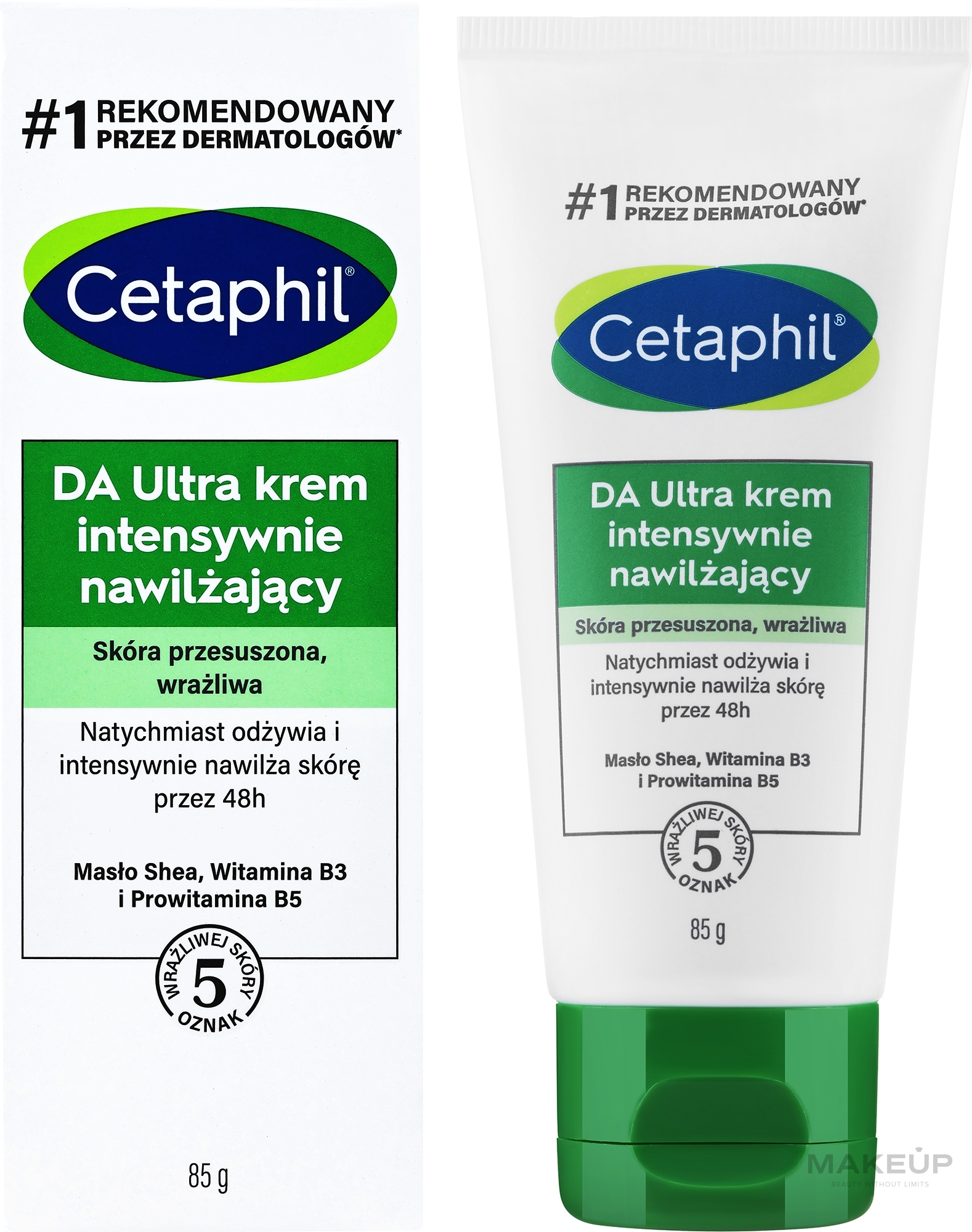 Крем для лица и тела - Cetaphil DA Ultra Intensive Moisturising Cream — фото 85g