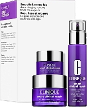 Духи, Парфюмерия, косметика Набор - Clinique Smooth & Renew Lab (serum/30ml + cr/15ml + eye/cr/5ml)